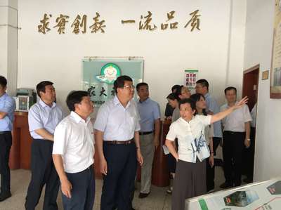 热烈欢迎定西市市委书记一行前来神蜂科技参观考察